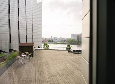 Terrasse im Office Frankfurt